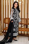 BAROQUE NEW BLACK CHIFFON PARTY WEAR