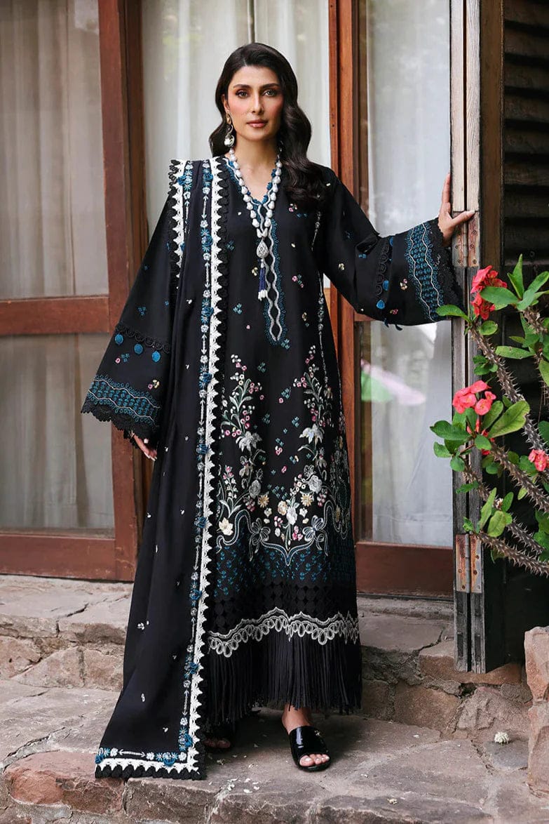 REPUBLIC NEW BLACK CHIKANKARI LAWN COLLECTION