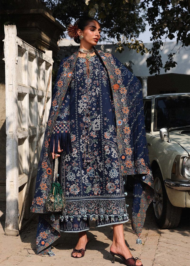 HUSSAIN REHAR EMBROIDERED LUXURY LAWN COLLECTION FZZZ-001