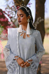 QALAMKAR NEW GREY CHIKANKARI LUXURY LAWN COLLECTION