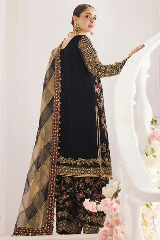 CHARIZMA NEW BLACK CHIFFON PARTY WEAR