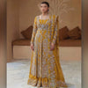 SORAYA NEW YELLOW ORGANZA PARTY WEAR GDZZ-181
