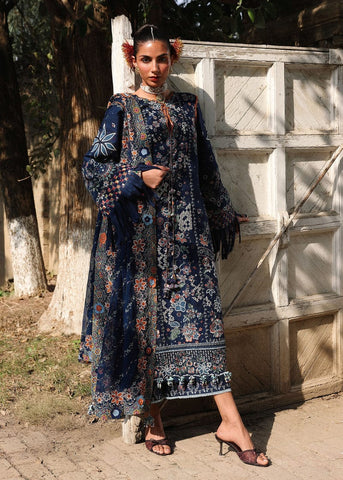 HUSSAIN REHAR EMBROIDERED LUXURY LAWN COLLECTION FZZZ-001