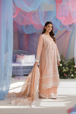 SOBIA NAZIR NEW PEACH EMBROIDERED LUXURY LAWN COLLECTION
