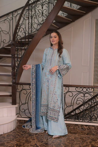 ANEELAS NEW SILK PARTY WEAR FEZZ-248