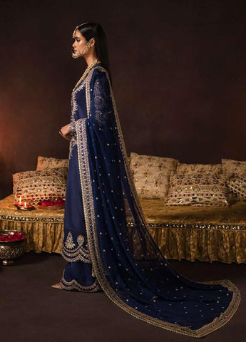 AFROZEH DIVANI UNSTITCHED EMBROIDERED VELVET 3 PIECES SUIT AS-V1-01 MAYA