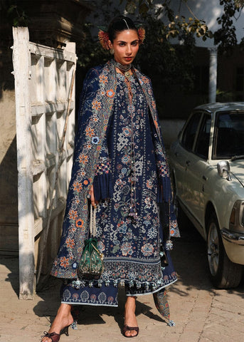 HUSSAIN REHAR EMBROIDERED LUXURY LAWN COLLECTION FZZZ-001