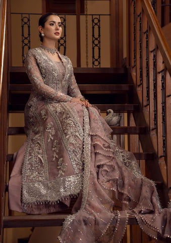 CRIMSON NEW ORGANZA BRIDAL WEAR MAXI AZBZ-046