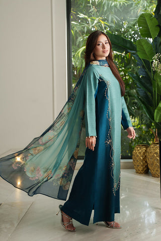 LULUSAR NEW RAWSILK PARTY WEAR CBEZ-119