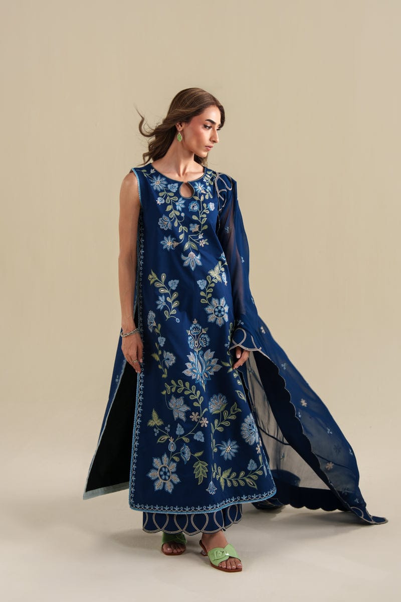 ZAIB EMBROIDERED LUXARY LAWN COLLECTION EZEZ-018