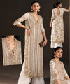 SANA SAFINAZ NEW WHITE RAW SILK BRIDAL WEAR IGEZ -219