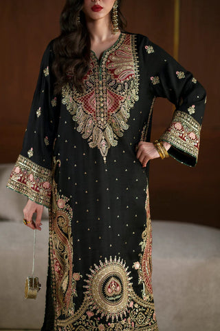 ETHNC NEW BLACK SILK PARTY WEAR