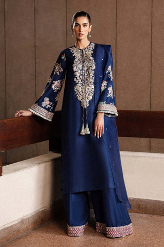 Hussain Rehar Festive Collection Raw Silk SAXE