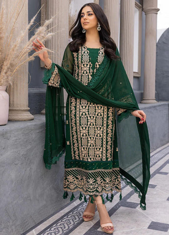 Azure Green Formal Collection Chiffon