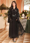 MARIA B NEW  BLACK CHIFFON PARTY WEAR FEZZ-220