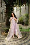 ANEELAS NEW LILAC KAAFTAN SILK PARTY WEAR DEZZ-179