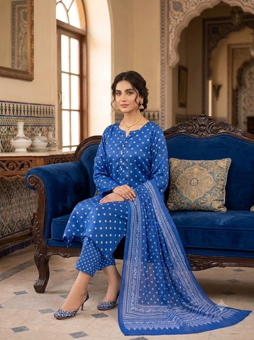 HADIZOUTFIT NEW DIGITAL PRINTED SILK PARTY WEAR BEZZ-5059