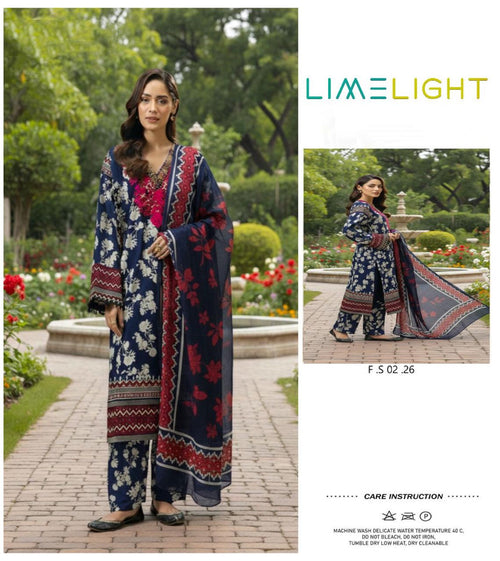 LIMELIGHT NEW PRINTED LUXURY LAWN COLLECTION