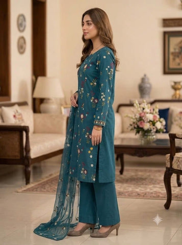 HADIZOUTFIT NEW ZINC LUXURY LAWN COLLECTION BFZZ-047
