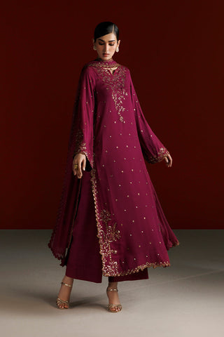 IZNIK NEW MERGENTA CHIFFON PARTY WEAR DBEZ-235