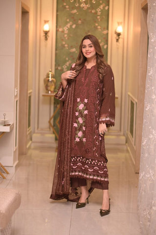 ANEELAS NEW CHICKANKARI LUXURY LAWN COLLECTION