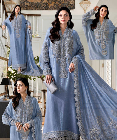 MARIA.B NEW GREY CHIFFON WEDDING COLLECTION