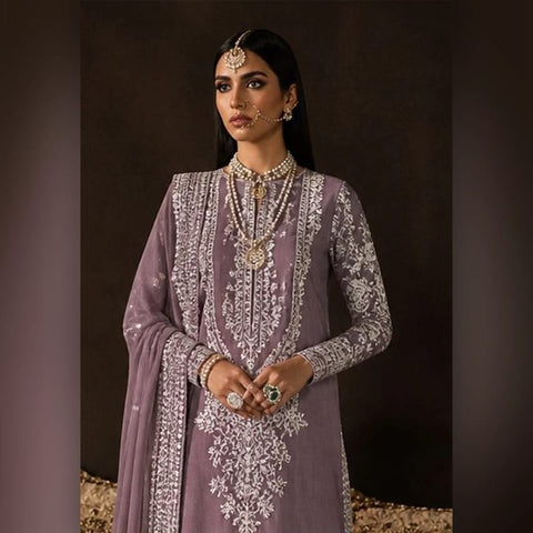 AFROZEH NEW RAW SILK PARTY WEAR