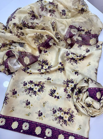 HADIZOUTFIT NEW DIGITAL PRINTED SILK PARTY WEAR BEZZ-5058