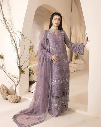 Pareesa By Lavish Premium Embroidered Chiffon Wear