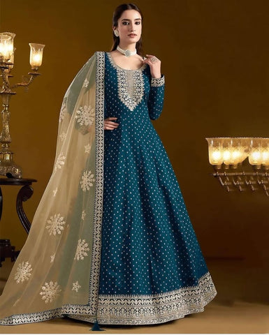 INDIAN RAW SILK FROCK PREMIUM STYLE COLLECTION