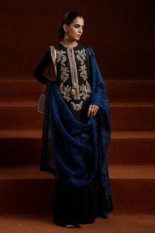 HUSSAIN REHAR NEW RAW SILK PARTY WEAR