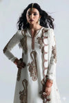 ZARA SHAHJAHAN NEW WHITE RAW SILK PARTY WEAR