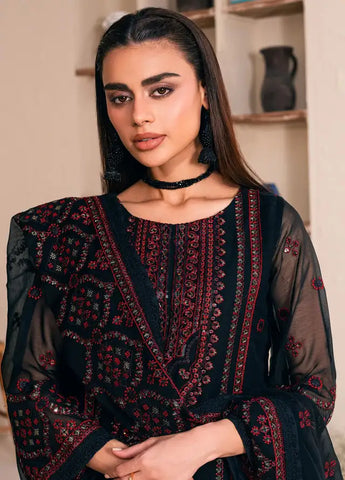 Lallaria by Noorma Kaamal Embroidered Chiffon Suit Unstitched 3 Piece