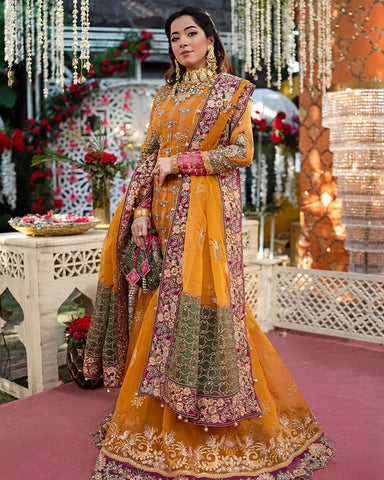 NAMEERA BY FAROOQ NEW BRIDAL MAYO/MEHENDI COLLECTION