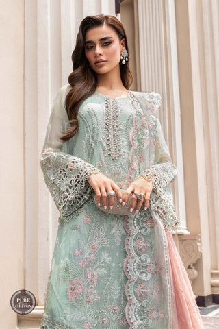 Maria B Embroidered Chiffon Suits Unstitched Luxury Collection