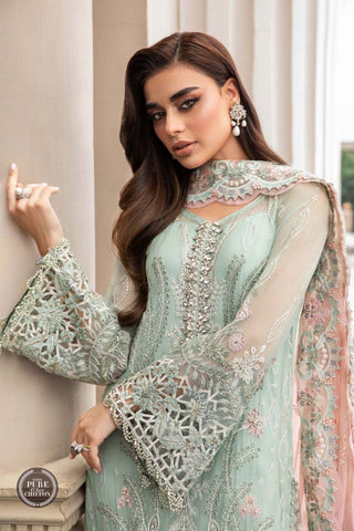 Maria B Embroidered Chiffon Suits Unstitched Luxury Collection