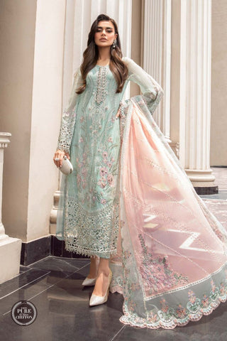 Maria B Embroidered Chiffon Suits Unstitched Luxury Collection