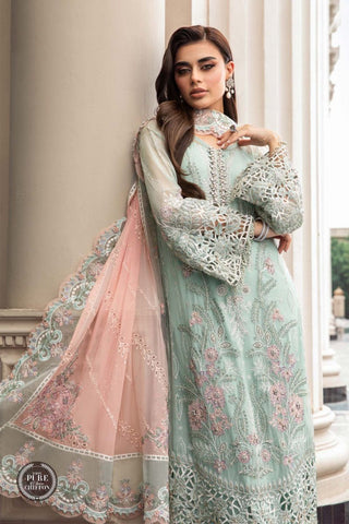 Maria B Embroidered Chiffon Suits Unstitched Luxury Collection