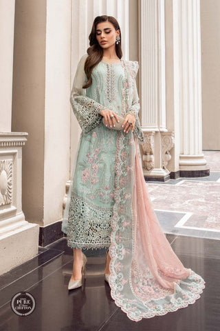 Maria B Embroidered Chiffon Suits Unstitched Luxury Collection