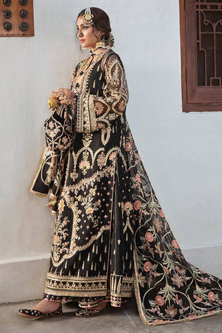 Zarlish By Mohsin Naveed Ranjha Black Organza Dress