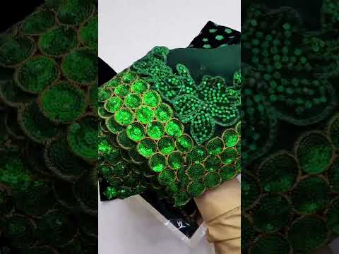 IZNIK NEW BOTTLE GREEN VELVET PARTY WEAR