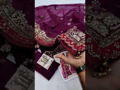 IZNIK NEW EXCLUSIVE ORGANZA GHARARA COLLECTION