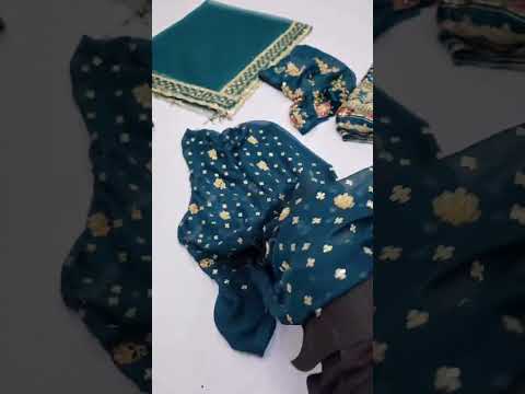 CHARIZMA NEW PARTY WEAR CHIFFON DRESS