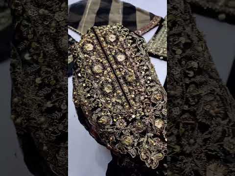 CHARIZMA NEW BLACK CHIFFON PARTY WEAR
