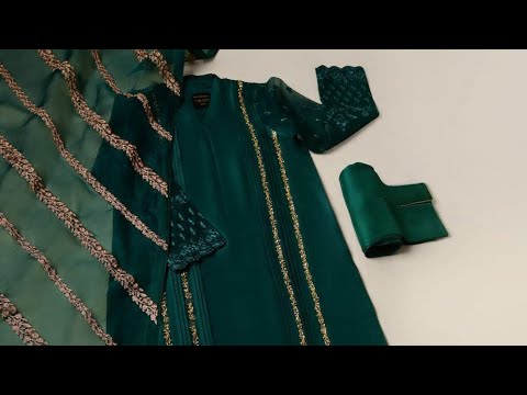 Agha Noor Green Formal Organza