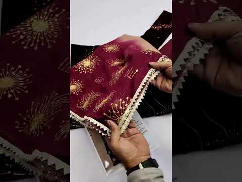 VANYA NEW MAROON VELVET PARTY WEAR