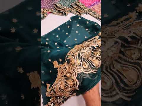 Jazmin Wedding Formal Embroidered Chiffon Unstitched 3Pc Suit