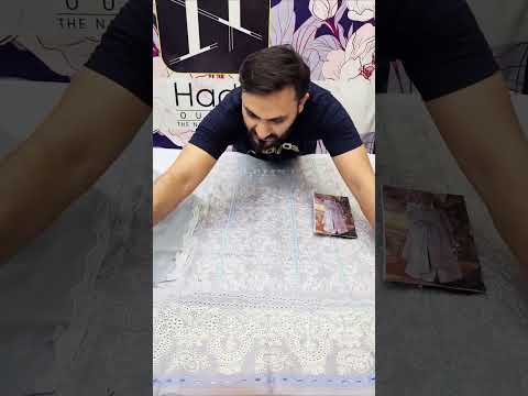 QALAMKAR NEW GREY CHIKANKARI LUXURY LAWN COLLECTION