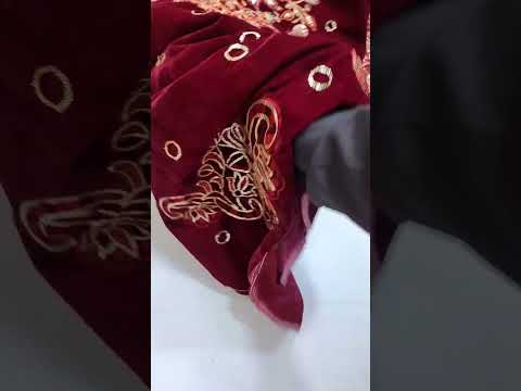 NUREH MEHROON VELVET COLLECTION