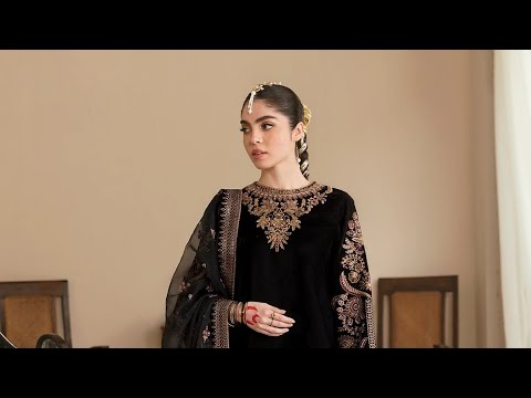 Baroque Black Formal Velvet Collection